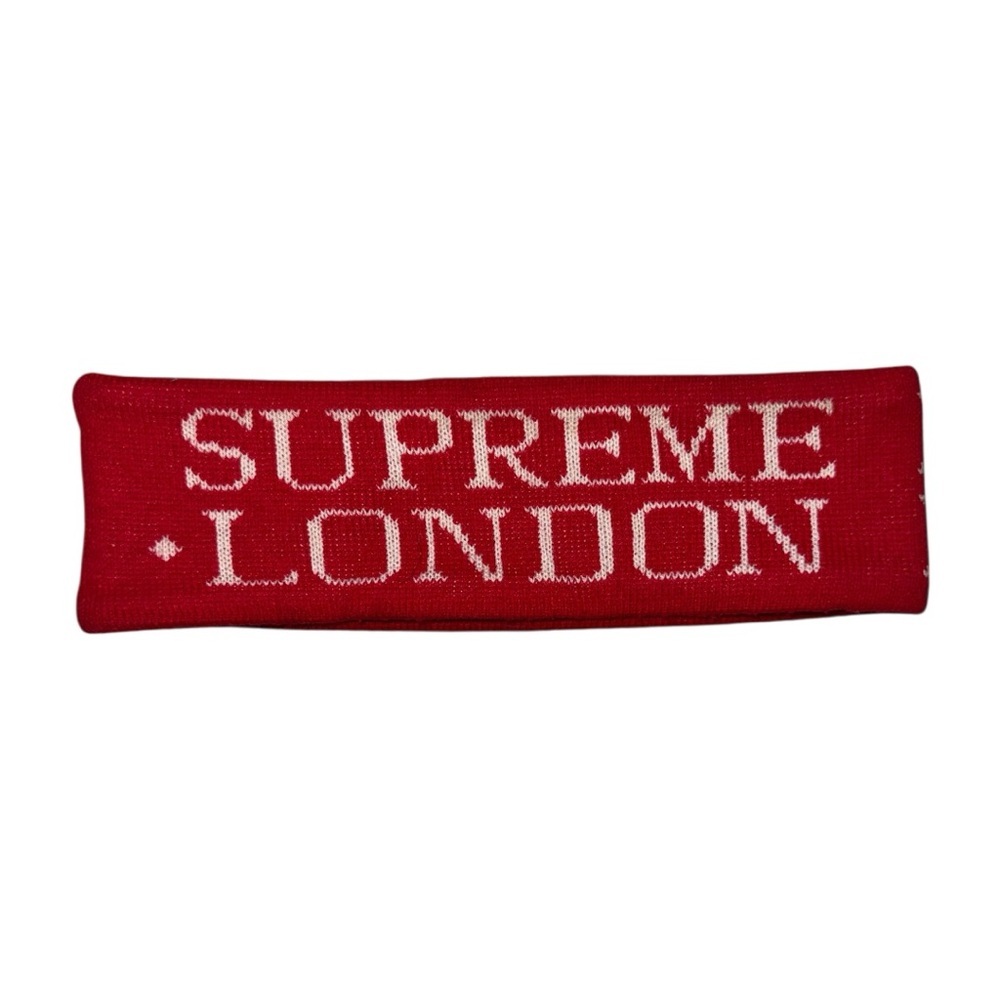 Supreme  London  2019 Red and White  International Hair Accessory